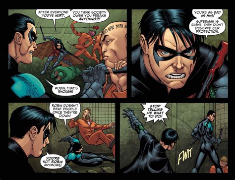 did damian wayne kill nightwing|which robin killed nightwing.